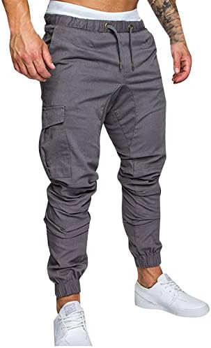 Erkek Gevşek Fit Pantolon Moda Gevşek Yakışıklı Pocketjeans Pantolon Takım kamuflaj pantolon M-4Xl alıştırma külodu Erkekler