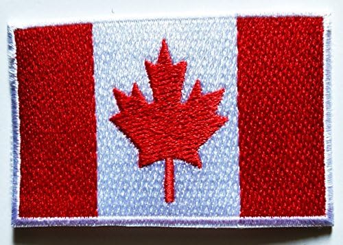 Kanada Bayrağı işlemeli yama, kot pantolonunuzu, şapkalarınızı, çantalarınızı, ceketlerinizi ve gömleklerinizi süslemek için idealdir.