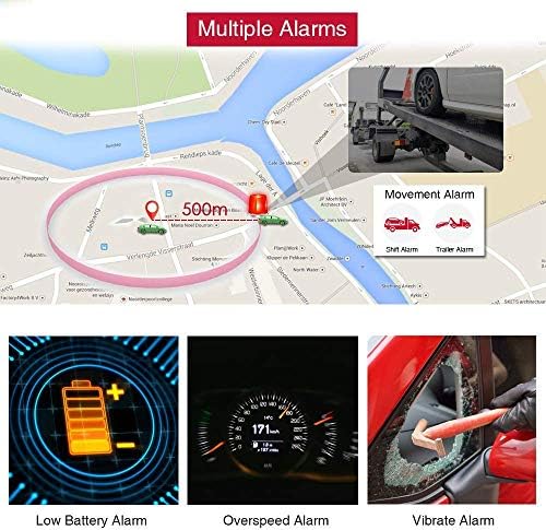 Araçlar için 4G GPS izci Gizli manyetik araçlar GPS izci bulucu Hırsızlık Alarmı ile Araba Motosiklet Kamyonlar için Gerçek Zamanlı