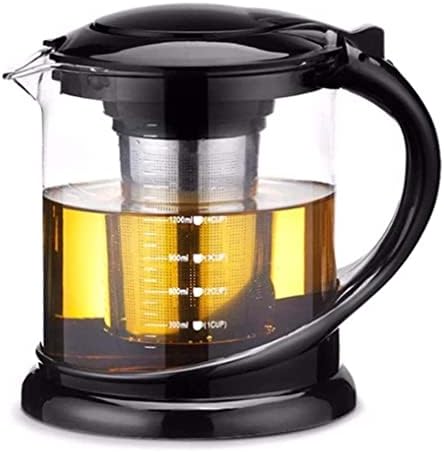 Modern çaydanlıklar su ısıtıcısı dökme demir demlik 1800 Ml kalınlaşma yüksek sıcaklık dayanımı cam çaydanlık ısıya dayanıklı paslanmaz