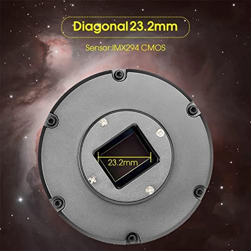 SVBONY SV405CC Teleskop Kamera, USB3.0 AR Kaplamalı CMOS Renkli Astronomi Kamera Optik Cam, 2 inç UHC Filtre, Ultra Yüksek Kontrast