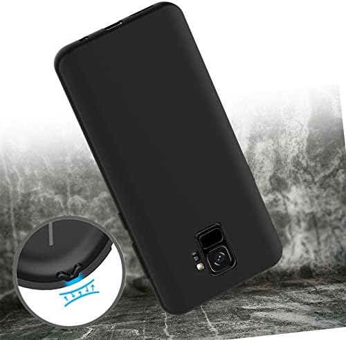 Motorola Moto G Stylus 2021 için HHUAN (6.81) Kılıf + 1 Temperli Cam Ekran Koruyucu, Ultra İnce Siyah Yumuşak Silikon TPU Kapak Tampon