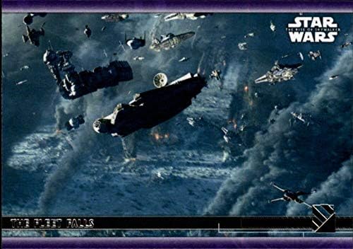 2020 Topps Yıldız Savaşları Yükselişi Skywalker Serisi 2 Mor 91 Filo Falls Ticaret Kartı