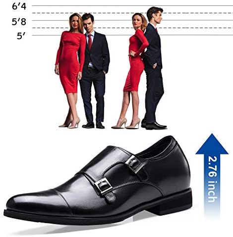 CHAMARIPA erkek Oxford Yüksekliği Artan Asansör Ayakkabı Smokin Elbise Ayakkabı Hakiki Deri 3.15 Uzun Boylu H62D11K011D