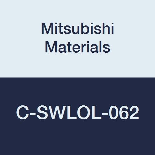 Mitsubishi Malzemeleri C-SWLOL - 062 C-SWLO Serisi Vidalı Kelepçe 0,250 IC Trigon Uçlu Delik Çubuğu, Karbür Sap, Sol, 95° Kesme Açısı,