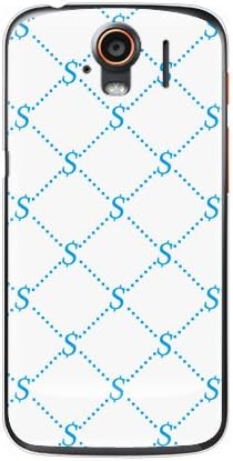 İkinci Cilt S Monogramı Beyaz x Mavi (Açık) Tasarım ROTM/Akış için 201HW/SoftBank SHW201-PCCL-202-Y355