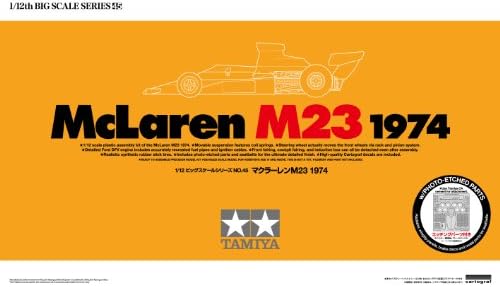Tamiya 12045 1/12 McLaren M23 1974 w/Fotoğraf Kazınmış Parçalar