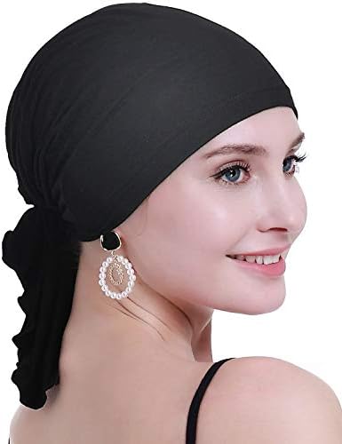 osvyo Bambu Kemo Başörtüsü Kadınlar için Saç Dökülmesi - Kanser Şapkalar Üzerinde Kayma Türban Mühürlü Ambalaj