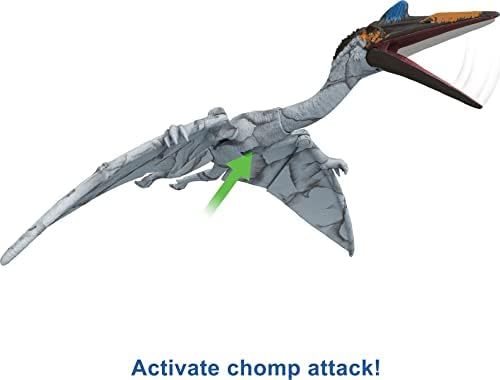 Jurassic Dünya Oyuncaklar Dominion Büyük Eylem Quetzalcoatlus Dinozor Aksiyon Figürü Saldırı Hareketi, Oyuncak Hediye Fiziksel ve Dijital