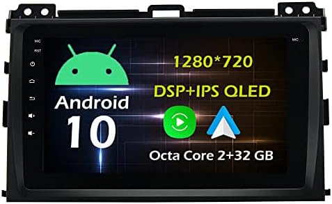 9 Android 10 Dash Araba Stereo Radyo Toyota Land Cruiser Prado 120 için Fit 2003-2009 Lexus GX 470 2002-2009 Kafa Ünitesi GPS Navigasyon