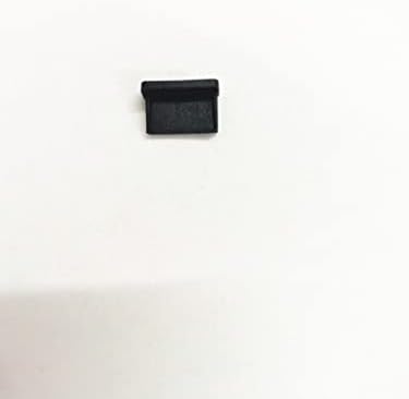 Niooliuk 20 paket Siyah Yumuşak Silikon USB A Tipi Bağlantı Noktası Kapağı Anti Toz Fişleri Stoper Koruyucu Toz Geçirmez Kap Kadın