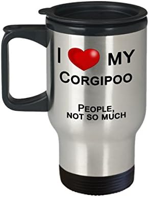 Corgipoo Eşyaları, Corgipoo Kupası-Corgipoo'mu Seviyorum, insanları Değil - Corgipoo Hediyeleri