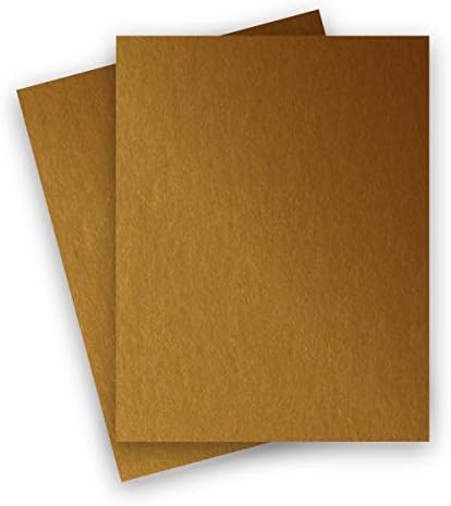 Kağıt Kağıtları Metalik 8. 5X11 Harf Boyutu 32T Özel Kağıt, Hafif katlanabilir çok kullanımlı-Antika Altın, 25-PK