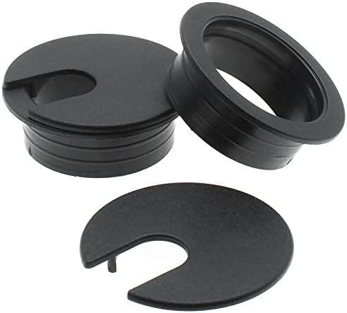 1-1 / 2 İnç (38mm) U-Şekilli Açılış Masası Grommet 2 Adet ABS Plastik Kablo Delik Kapağı kablo kordonu Grommet Düzenlemek için Teller