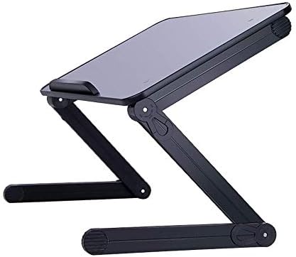 Yatak için WYFDP Ayarlanabilir Dizüstü Bilgisayar Masası Standı, Mouse Pad Tarafı Uyumlu Dizüstü Bilgisayar Tabletleri ile Taşınabilir
