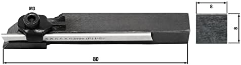 8mm Mini Ayrılık Aracı Kesme Tutucu İle 6 Adet HSS Bıçakları Mini Torna