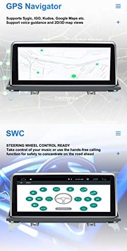 Araba GPS Navigator Android 11 Otomatik Stereo 10.25 inç IPS Dokunmatik Ekran için BMW X5 E70 X6 E71 iDrive Sistemi ile Muhafaza CarPlay