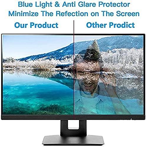 KELUNİS mat parlama önleyici TV ekran koruyucu, Anti mavi ışık Ultra net filtre Filmi Çizilmez Koruyucu Panel Göz yorgunluğunu Giderir