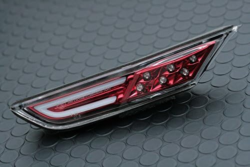 Nissan GT-R R35 LED ışık Trim için iç kırmızı yan çamurluk işaretleyicileri ışıkları