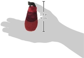 FouFou Köpek 82540 2017 Kauçuk Kısa Çoraplar, X-Small, Kırmızı