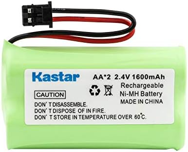 Kastar 4-Pack AAX2 2.4 V 1600 mAh MSM Fiş Ni-Mh Şarj Edilebilir Pil Değiştirme için Uniden BT1007 BT-904 BBTY0700001 CEZAi2998 DCX150