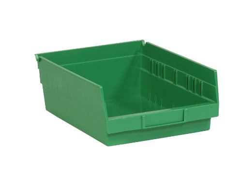 Aviditi Yuvalanabilir Plastik Saklama Rafı Kutuları, 11-5/8 x 8-3 / 8 x 4 inç, Yeşil, 20'li Paket, Evleri, Ofisleri, Garajları ve Sınıfları