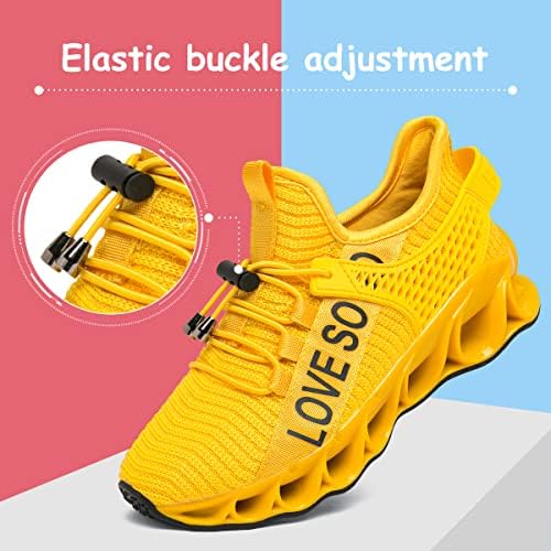 zııtop Çocuk Sneakers Erkek Koşu Tenis ayakkabıları Kızlar Eğitim Atletik Spor Yürüyüş Hafif Nefes Slip-on (Küçük Çocuk / Büyük Çocuk