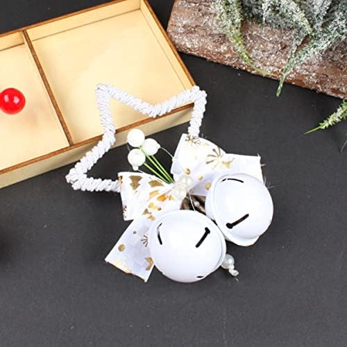 Abaodam Bells Dekoratif Süs Tatil Sivri Beş Yıldızlı Süslemeleri Asılı İlmek Malzemeleri Ağacı Noel Kolye Mini Çan Kapı Noel için