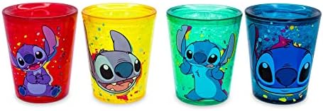 Disney Lilo ve Dikiş Yüzleri 1.5 Ons Plastik Dondurma Jel Mini Bardak, 4'lü Set / Yalıtımlı Soğutma Drinkware Soğutucu