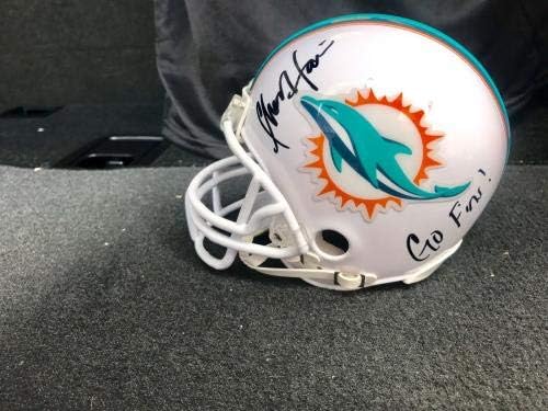 Charles Harris El İmzalı Miami Dolphins Mini Kask JSA SERTİFİKASI Missouri NFL İmzalı NFL Mini Kasklar