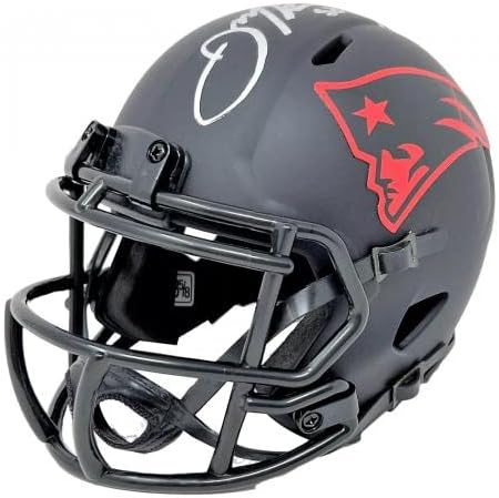 Julian Edelman New England Patriots İmzalı SB LIII MVP Eclipse Mini Kask JSA İmzalı NFL Mini Kasklar