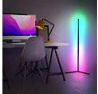 Çok satan kitap! Modern LED Zemin Lambaları RGB Lamba iç mekan aydınlatması Atmosferik Zemin Lambası USB-BT-150cm-Beyaz Rusya Federasyonu|RGB
