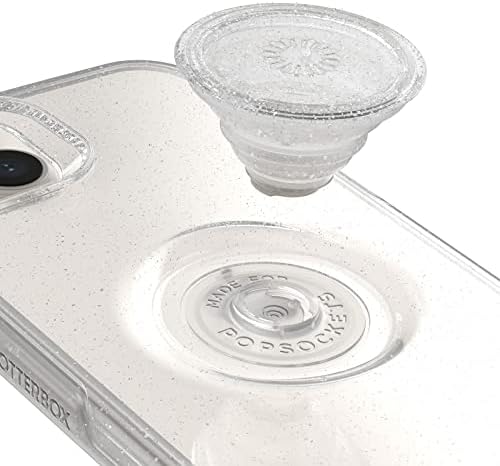 iPhone 14 Plus için OtterBox SU SAMURU + POP SİMETRİ ŞEFFAF SERİSİ - STARDUST POP (Şeffaf / Parıltılı)
