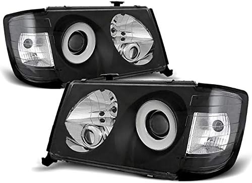 Farlar VR - 1369 Ön ışıklar Araba Lambaları Araba ışıkları Far Farları Sürücü Ve Yolcu Tarafı Komple Set Far Takımı Siyah Mercedes-Benz