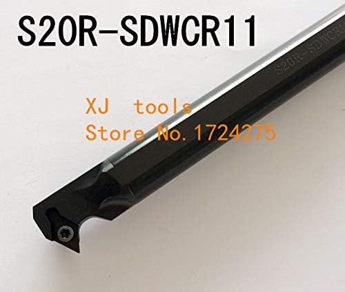 FİNCOS S20R-SDWCR11 / S20R-SDWCL11 Sıkıcı Bar İç Torna Tutucu, SDWCR / L Köpük Sıkıcı bar, CNC kesici alet tutucusu için DCMT11T304