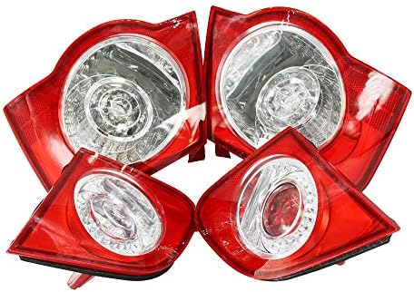 XMEIFEI parçaları kuyruk ışık VW Passat B6 Sedan 2006 2007 2008 2009 2010 2011 LED arka kuyruk ışık lambası sol el (renk : 1 dış sol