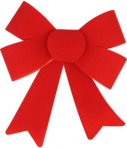 12 Set Siyah Ördek Marka Güzel Kırmızı Tatil Kadife Yay-Önlemler 5.5 x 7 - Kutuları, Noel ağaçlarını, çorapları ve daha fazlasını süslemek