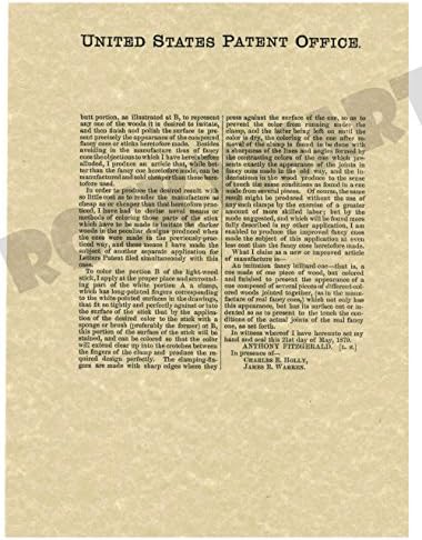 1879 Havuz bilardo ıstakası Bilardo PATENT sanat baskı Parşömen Stok Üretilen Orijinal ABD Patent Dosyası